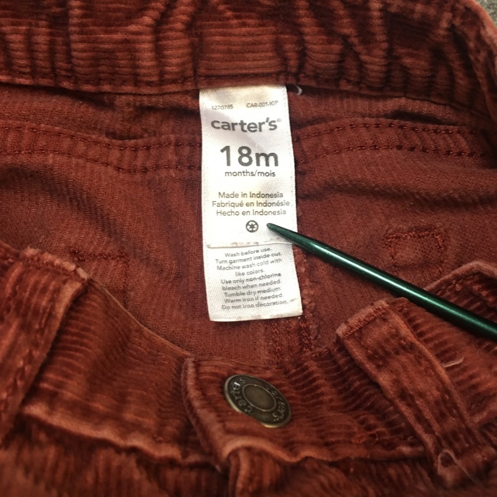 Baby Boy 18 Months Clothing Lot 7x Pieces Bulk Winter Thermal Corduroy Preppy - Picture 10 of 11